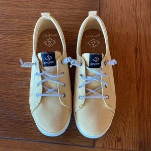 Sperry Top-Sider yellow crest vibe seacycled sneaker women’s size 11 new